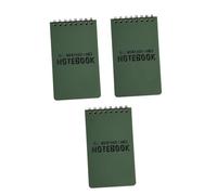 iplusmile 3 piezas Cuaderno para Actividades al Aire de Notas Compacto y Portátil para Estudio y