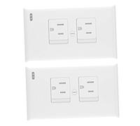 iplusmile 3 piezas Cubiertas de Enchufes para Bebés Protección Infantil contra Descargas Eléctricas de Seguridad Autoseguras para Enchufes de Pared Diseño de Cierre Automático y Fácil