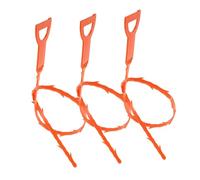 iplusmile 3 Piezas Eliminador De Obstrucciones Desatascador De Fregaderos Herramientas De Limpieza De Desagües Para Ducha Barra Limpiadora Desatascador De Lavabo