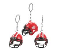 iplusmile 3 Piezas Mini Casco Colgante para Llaves Rugby Fútbol Hockey Decoración Ligera para Mochilas Accesorio Deportivo para Fans y Coleccionistas
