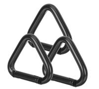 iplusmile 3 Piezas Mosquetón Metálico Triángulo Resistente Hebilla de Escalada con Cierre de Resorte para Llaves y Actividades al Aire Gancho Seguro para Senderismo y Montaña