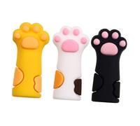 iplusmile 3 piezas Protector de Silicona para Tijeras de Cutícula Diseño de de Gato Antideslizante y para Herramientas de Manicura y Pedicura Colores Aleatorios Color Color Aleatorio