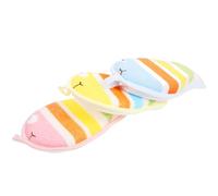 iplusmile 3 Piezas Toalla de Baño de Dibujos Animados para Bebés Estropajo de Baño Flores Estropajos para Bebés Portátiles Artículos para Shower Color Aleatorio