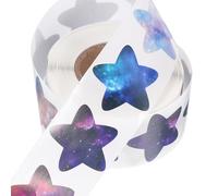 iplusmile 3 rollos Pegatinas Estrella Adhesivas Decorativas Pentagrama para Recompensas Escolares DIY Scrapbooking y Motivación Infantil Unidades