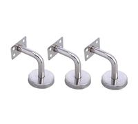 iplusmile 3 Soportes De Reposabrazos Inoxidable Para Barandilla De Escalera Pasamanos Para Pared Soporte De Escalera Plateado