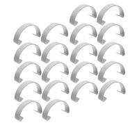 iplusmile 30 Piezas Clips Antideslizantes de Jaula de Mascotas Soporte de Inoxidable Resistente Asegurar Jaulas Crianza y Transporte