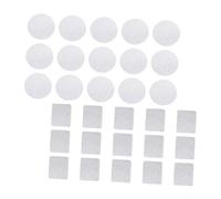 iplusmile 30 piezas Paleta DIY de Sombras de Ojos con Adhesivos Metálicos Resistentes Incluye Redondas y Cuadradas Stickers para Bandejas Magnéticas Personalización Fácil y Duradera