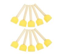 iplusmile 30 Piezas Pinceles Esponja Redondos para Cabezal Forma de Hongo Set de Unidades con Mango de Herramientas Duraderas para Pintura Acrílica Manualidades y Actividades Creativas