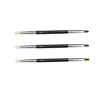 iplusmile 3Piezas Cepillos de Corrector de Doble Cabeza Herramientas de Maquillaje Profesional para Ojos Pinceles de Maquillaje Prácticos y Portátiles para Contouring y Ocultación
