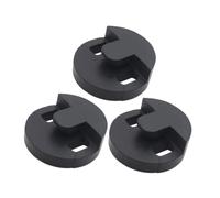 iplusmile 3piezas Sordina para Violonchelo Negra Redonda de Amortiguador de Sonido Estilo Tourte Cello Sound Damper para Sesiones de Práctica Silenciosas String Instrument Accessories