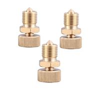 iplusmile 3piezas Válvula Purga Cobre Para Bomba Alta Presión Tornillo Seguridad Para Liberación Presión Accesorio Imprescindible Para Sistema Compresor Kit Resistente Desgaste