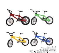 iplusmile 4 Bicicletas de Dedo de Aleación y Plástico en Miniatura Escala 1:18 Juguete y Coleccionable