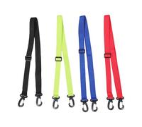 iplusmile 4 Correas Ajustables para Botas de Esquí 25 MM X 15 M Correas Multifuncionales para Snowboard y Patines Set de 4 Piezas Rojo Azul Negro y Verde Claro Accesorio de Transporte