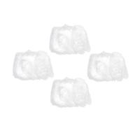 iplusmile 4 Fundas Desechables Impermeables para Motocicleta y Bicicleta Pe, Ligeras y Resistentes, Ideales para Uso Exterior en Invierno