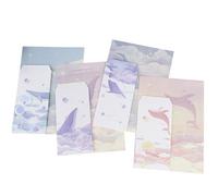 iplusmile 4 juegos Conjunto de Papel Carta Estilo Chino Vintage con Sobres Papelería Creativa para Escritura y Notas Diseño Delicado de Ballena para Oficina y Regalos