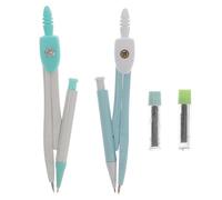 iplusmile 4 Juegos de Brújulas para Dibujo Técnico Herramientas para Enseñanza de Matemáticas Color Azul y Verde Recambios Incluidos Suministro Escolar para Estudiantes y Oficina