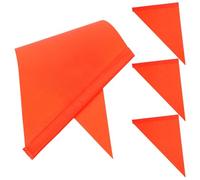 iplusmile 4 Piezas Bandera de Seguridad para Bicicleta Infantil Triangular de PVC Roja, Alta Visibilidad y Resistente al Agua, Adecuado para Ciclismo y Remolques en Exteriores