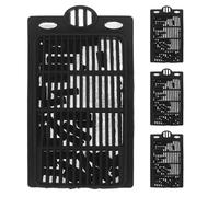 iplusmile 4 Piezas Cartucho de Filtro de Repuesto, Plástico Negro | Diseño Multicapa de Cambio Rápido, Mantenimiento Sencillo, para Tortugas y Cíclidos, Uso Doméstico