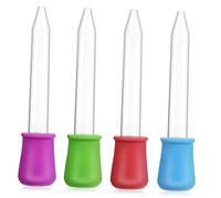 iplusmile 4 Piezas Cuentagotas Gotero Para Dispensar Líquidos Dispositivo Cuentagotas Para Líquidos Cocina