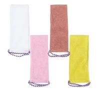 iplusmile 4 Piezas de Paños Corporales Exfoliantes Japoneses de Nailon Toallas Largas para Ducha y Sauna Tira para Lavar Espalda y Cuerpo Estropajo de Baño Espuma Rápida y Limpieza