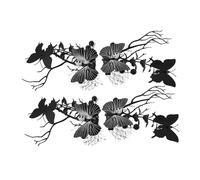 iplusmile 4 Piezas Halloween Hair Barrettes Spider Web Skull Skeleton Clips Butterfly Side Clips Punk Hair Accessories For Horror Party