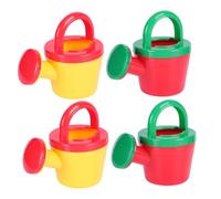 iplusmile 4 Piezas Juguetes de Baño para Regaderas Mini de Seguro Colores Amarillo y Rojo para Playa Bañera de Riego para Diversión Acuática Infantil