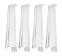 iplusmile 4 Piezas Mahjong Push Rack con Mango Regla Transparente para Organizar Fichas Soporte de Plástico Duradero para Americano Accesorio Compacto y Portátil para Partidas Competitivas