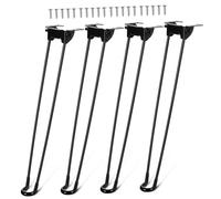 iplusmile 4 Piezas Patas Metálicas Plegables para Mesa Protector Patas de Repuesto Resistentes para Escritorio Cama y Muebles