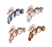 iplusmile 4 Piezas Pinzas Cabello Para Mujer Horquilla De Cristal Decoración De Fiesta Exquisitas Pinzas Pelo Adornos Para Tocados