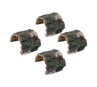 iplusmile 4 Piezas Plataforma de Resina para Reptiles Isla de Descanso para Tortugas para Tomar el Sol Cueva Decorativa Realista para Acuarios y Terrarios Refugio Multifuncional para