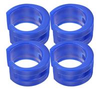 iplusmile 4 Piezas Protector de Cadena para Bicicleta de Montaña Azul de Goma Instalación Fácil Compatible Ciclismo y Protección de Horquilla Trasera
