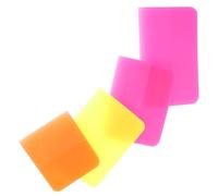 iplusmile 4 Piezas Raspador Vidrio Para Lavado Autos Escurridor Hoja Pequeña Escobilla Goma Escobilla Goma Para Secar El Coche Peleón Pintura Del Coche Tpu Cubierta Para Coche