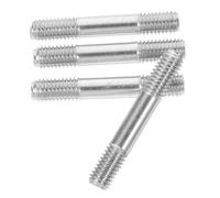 iplusmile 4 Piezas Tornillos Doble Cabeza para Generadores de Repuestos de Alta Resistencia Tornillos de para Reparación de Silenciador Instalación y Durabilidad