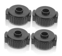 iplusmile 4 piezas Tuercas de Plástico para de Percusión de Rápida Instalación y Desmontaje Accesorios de Fijación para Kit de Tambores Durable y Silencioso