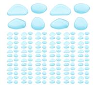 iplusmile 400 Piezas Piedras Decorativas Luminosas para Jardín y Acuario, Hechas de Resina Efecto que Brilla Oscuridad, Ideales para Caminos y Decoración de Bonsáis