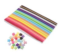 iplusmile 4050 Tiras de Papel para Origami de Estrella Colores Vivos, Fácil de Plegar y Adecuado para Manualidades en Momentos de Relajación y Regalos
