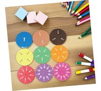 iplusmile 45 Piezas De Recursos Didácticos Para Contar Fracciones De Matemáticas Suministros De Matemáticas Para Materiales Educativos Montessori Juguetes Circulares Para