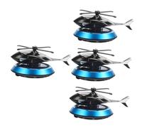 iplusmile 4piezas Adorno Solar Helicóptero Difusor De Para Coche Decoración De Interiores De Vehículo Mejora La Experiencia De Conducción Fragancias y Estilo Sin Perfume Diseño Creativo