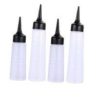 iplusmile 4piezas Botella De Champú Colorante Cabello Frascos De Tinte Cabello Contenedor Recargable Para Salón Botella De Tinte De Uso Profesional Envase Rellenable
