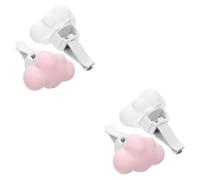 iplusmile 4piezas Clips De Ventilación Para Automóvil Decorativas Forma De Nube Clips Aromatizantes Para Salida De Aire Diseño Compacto y Estilo Único