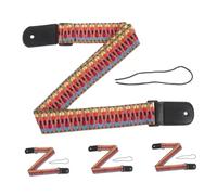 iplusmile 4piezas Correa de Guitarra Trenzada de Algodón Estilo Bohemio para Ukelele Hawaiano Ajustable Accesorio Elegante para Guitarra Banjo y Ukelele