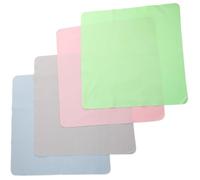 iplusmile 4piezas Paño para Limpiar Gafas de Toalla de Limpieza de Material de Microfibras Suave para Limpiar Joyas Pantallas de Teléfono y Lentes de Anteojos