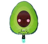 iplusmile 5 Globos de Aluminio Estampado de Aguacate, Juego para Decoración de Cumpleaños, Fiestas y Eventos, Reutilizables, Resistentes y Fáciles de Inflar, Color Verde, Tamaño Estándar