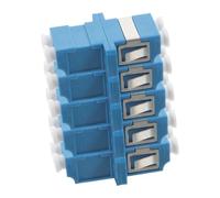 iplusmile 5 Piezas Acoplador LC de Fibra Adaptador de Fibra Óptica Conector para Redes para Cables de Conexión