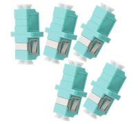 iplusmile 5 Piezas Adaptador De Fibra Óptica LC Conector LC Adaptador De Parcheo De Fibra Unidades
