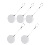 iplusmile 5 piezas Caja Cable Enrollador Antirrobo con Cable de Acero Retráctil para Protección de Dispositivos Electrónicos Tiendas y Exhibiciones