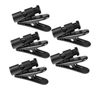 iplusmile 5 Piezas Clip de Cables de Auriculares Sujetador de Cuerda Microfono Abrazadera Durable para Auriculares y Cargadores Soporte Compacto y Portátil Colores de Moda