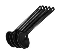 iplusmile 5 Piezas Cucharas para Sopa Japonés con Mango y Textura de Caparazón de Tortuga Cucharas Soperas Reutilizables para Ramen Fideos y Especias Utensilios Seguros y Decorativos para
