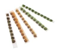 iplusmile 5 Piezas Miniature Shrubs Kit Artificial Model Grass Tufts In Natural Colors For Diorama Landscape Train Scenery and Miniature Garden Accessories