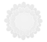 iplusmile 5 piezas Molde de Silicona para Posavasos Creativos Forma de Margarita para Manualidades DIY con Epoxi Flexible y Duradero para Decoración Personalizada